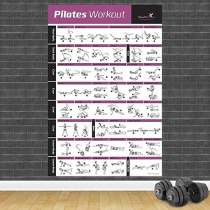 <span class=keywords><strong>Peinture</strong></span> sur toile décorative Fitness essentials Bodybuilding Training Sport Fitness Chart Print poster Gym Dumbbell Yoga Art Wall - Product Image 2