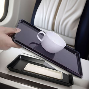 Bandeja de Plástico Antideslizante para Uso en Aerolíneas, Bandeja Estándar para Cafeterías y Restaurantes de Comida Rápida - Product Image 3