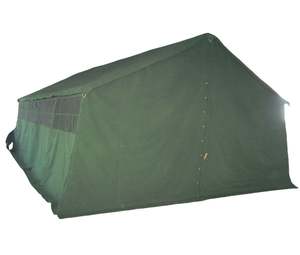 Carpa de Lona Personalizada para Acampar, Grande, Impermeable, para 10-20 Personas, Color Verde, con Postes de Acero Metálico - Product Image 2