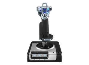 Logitech X52 Vôo controle do jogo do acelerador com joystick lidar com controlador do jogo profissional