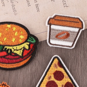 衣料品の刺繍ファストフードパッチに小さなサイズのファッション鉄 - Product Image 6