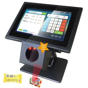 NEW! Bimi 10.1inch touch screen pos android system new design price checker built-in barcode scanner for supermarket shop