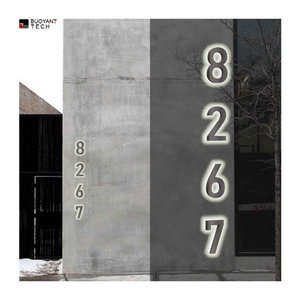 Custom House Number <b>Plates</b> Durable Stylish Small Letter and Number <b>Plate</b> for Apartment House or Office - Product Image 5