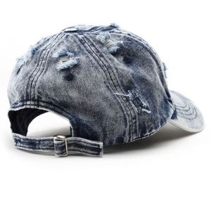 Gorras de Béisbol Lisas al por Mayor, Gorras de Mezclilla Desgastadas Personalizadas Estilo Vintage - Product Image 3
