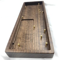 Clavier mécanique en bois usiné CNC, avec cadre de clavier de jeu, bricolage