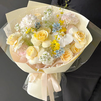 Imperméable Fleuriste Bouquets de Fleurs Fraîches Papier D'emballage Vente En Gros Personnalisé Multi Couleurs Cadeaux Emballage Fleur Papier D'emballage