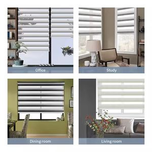 Customized Modern Cordless <b>Window</b> Indoor Spring Roller Blinds Automatic Smart Manual Roller Blinds Shades Cordless Zebra Blind - Product Image 5