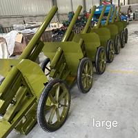 Modèle de véhicule missile anti-aérien à manivelle artillerie sol-air statique gâteau de feu d'artifice en métal tir de Simulation statique