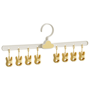 Cloud Sock Clip Multi Clamp Hanger For Baby Socks Underwear Clothes Drying Rack Plastic Material 8 Ply - Product Image 5