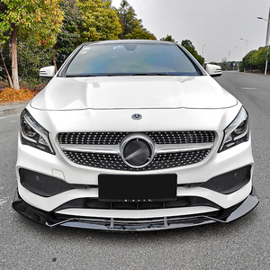Divisor frontal de fibra de carbono para coche, labio delantero de plástico ABS para Mercedes CLA W118, C118, CLA200, CLA250, CLA45, AMG 2020, 2021, 2022, Refi - Product Image 4