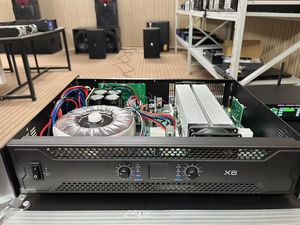 X6 650W 450W 2U Dual channel professional sound audio power amplifier for stage bar gym conference system performance - Product Image 1