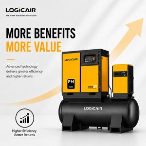 LOGICAIR 11kw 15hp <b>Industrial</b> <b>Compressor</b> 4 in 1 Screw Air With Dryer for Workshop Use Lubricated <b>Industrial</b> Com - Product Image 6