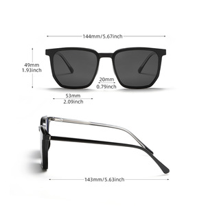 Nuevas Gafas de Sol Magnéticas 3 en 1 con Protección UV400 y Anti Luz Azul, Montura CP, Ligeras, TR90, para Mujer - Product Image 1