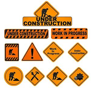 Película personalizada Señal de tráfico reflectante Construcción móvil y plegable Señal de carretera Seguridad vial Especificación múltiple - Product Image 2