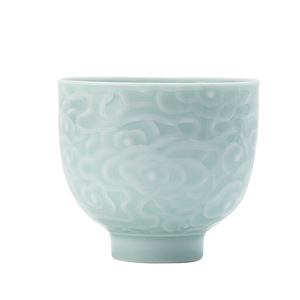 Tasse à thé individuelle en céramique rétro, motif nuage porte-bonheur, en porcelaine, pour le thé Kung Fu, usage domestique - Product Image 5