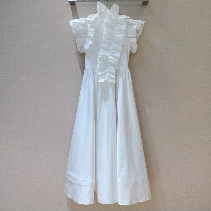 White Short Maxi Dress