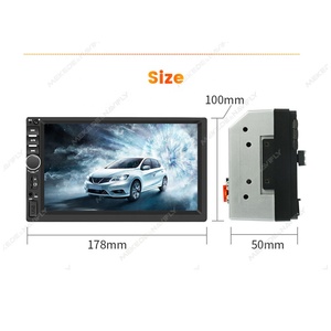 Mekede ND3 MP5 Moniteur de tableau de bord de voiture Radio Android Écran tactile Musique USB BT HD pour universel - Product Image 5
