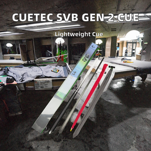 Queue de billard Cuetec SVB GEN 2 en fibre de carbone de haute qualité avec joint en acier inoxydable, fers de 11,8 mm/12,5 mm, design <span class=keywords><strong>Tacos</strong></span> - Product Image 5