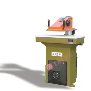 TW922 20 tons leather cutting machine hydraulic swing arm clicker press shoe die cutting machine