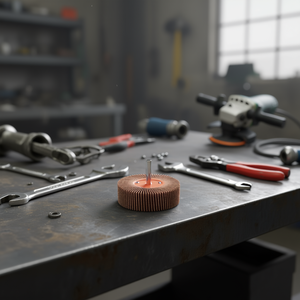 Ttake Abrasive Flap <b>Wheel</b> 25x15 Mm 3 Mm Shaft 180 Grit For <b>Grinding</b> - Product Image 3