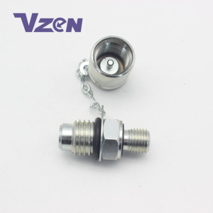 Puntos de Prueba <span class=keywords><strong>Parker</strong></span> EMA3, <span class=keywords><strong>Adaptadores</strong></span> Métricos Hidráulicos BSPP, Conectados a Manómetro para Pruebas de Sistemas Hidráulicos - Product Image 5