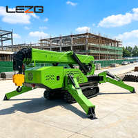 Mini-grue araignée diesel de 2 à 8 tonnes, grue araignée sur chenilles compacte pour les levages intérieurs de petite envergure