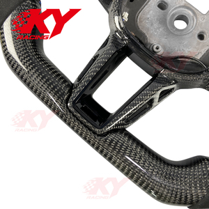 Volante Deportivo Personalizado de Cuero y Fibra de Carbono para BMW M5 520i 525i 530i 540i G45 G60 G61 G70 G90 G99 X2 X3 M50 - Product Image 3