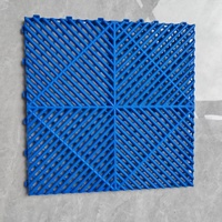 Großhandel Snap-Fit Modulare Bodenfliesen 400x400x18mm Erhöhte Entwässerung Ölbeständiges Werkstatt-Bodengitter-Set