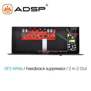 プロ仕様の金属製マイクフィードバック除去装置/ハウリング防止装置（PAシステム用） - Product Image 2