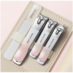 Set di Pedicure per Manicure 5 pezzi strumento professionale per la cura delle unghie Set di strumenti di bellezza per il trucco Kit tagliaunghie in acciaio inossidabile - Product Image 4