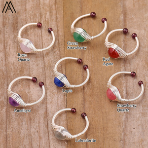 Женское кольцо с натуральным камнем - Product Image 2