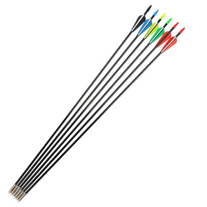 Frecce in Fibra di Vetro SPG 7 mm, 31 Pollici, con Punte Fisse per Tiro con l'Arco Tradizionale, <span class=keywords><strong>Caccia</strong></span> e Pratica all'Aperto - Product Image 6