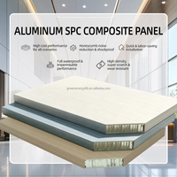 Panneau en nid d'abeille en aluminium personnalisé pour armoire de cuisine SPC avec panneau de porte intérieur composite à âme en aluminium