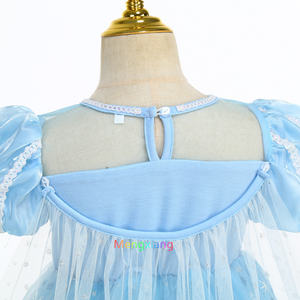TV & film habiller Sequin princesse <span class=keywords><strong>reine</strong></span> <span class=keywords><strong>des</strong></span> <span class=keywords><strong>neiges</strong></span> Costumes bulle manches fille Cosplay glace <span class=keywords><strong>robe</strong></span> <span class=keywords><strong>de</strong></span> noël fête d'anniversaire Cosplay - Product Image 6