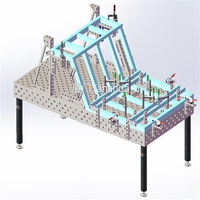Nouvelle table de soudage 3D flexible de haute précision, plateforme modulaire en acier pour outillage, YAHANDA, garantie 1 an pour la fabrication métallique
