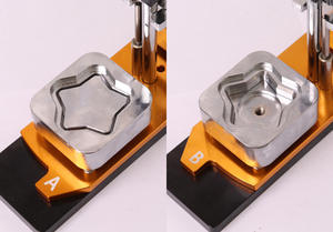 Kit de fabrication de badges aimantés pour réfrigérateur en métal en forme d'étoile à <span class=keywords><strong>cinq</strong></span> branches (pentagramme) 58*58mm pour l'école, <span class=keywords><strong>les</strong></span> voyages et la maison - Product Image 5