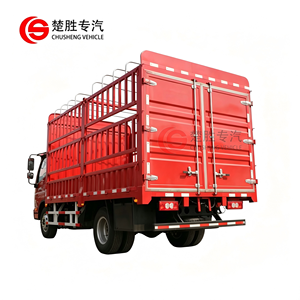 Camión de Alta Calidad Foton 4x2 de 143HP y 10 Toneladas <span class=keywords><strong>con</strong></span> Motor Cummins, Camión <span class=keywords><strong>con</strong></span> <span class=keywords><strong>Jaula</strong></span> <span class=keywords><strong>para</strong></span> <span class=keywords><strong>Ganado</strong></span>, <span class=keywords><strong>para</strong></span> el Transporte de Frutas y Verduras - Product Image 5