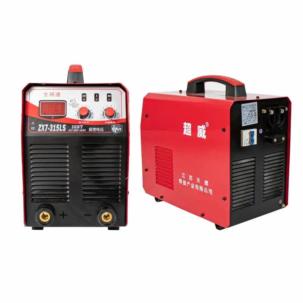 Professional manufacturer red ZX7 250 400 500A IGBT portable Inverter dc welder mini type for industry