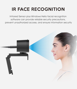 2K QHD 1080P Webcam Video Calling <b>Laptop</b> USB Facial Recognition IR Camera for Hello Easy Login Desktop 2K Webcam - Product Image 2