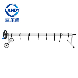 Enrouleur de bâche de <span class=keywords><strong>piscine</strong></span> hors sol en acier inoxydable 2026, support durable, capacité de charge 40 kg, pour bâche solaire - Product Image 2