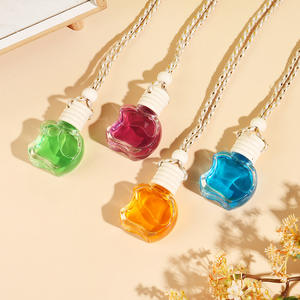 Flacon de parfum pour voiture 8 ml, diffuseur d'arômes liquides longue durée, couvercle en bois, flacon de parfum en verre, vente chaude - Product Image 3