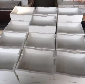 <span class=keywords><strong>Creuset</strong></span> et four en céramique de cordiérite-mullite professionnels pour la fusion du verre, fours réfractaires et terres rares - Product Image 6