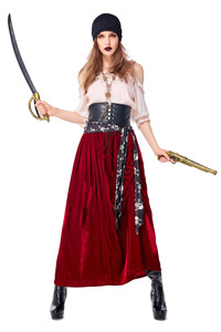 Nuovo design fat women sexy pirate fancy dress <span class=keywords><strong>costume</strong></span> e uomini belli <span class=keywords><strong>pirata</strong></span> halloween cosplay <span class=keywords><strong>costume</strong></span> - Product Image 4