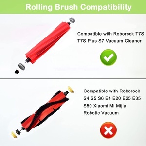 Brosse à rouleau de remplacement Compatible pour Roborock <span class=keywords><strong>S7</strong></span> <span class=keywords><strong>S7</strong></span> + <span class=keywords><strong>S7</strong></span> MaxV <span class=keywords><strong>S7</strong></span> MaxV Plus T7S T7S Plus Q7 Q7 + Q7 Max Q7 Max + <span class=keywords><strong>Robot</strong></span> - Product Image 2