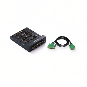 Moxa OPT8-M9 <b>Link</b> <b>Cable</b> D-Sub Connector 8-Port Serial Interface Adapter Model 62849 Taiwan - Product Image 2
