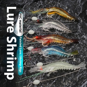 Appât souple biomimétique en PVC pour la pêche en eau douce, imitation crevette, pour la pêche à la traîne, haute simulation, équipement de pêche transfrontalier - Product Image 2