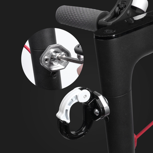 Nouvelle Image Scooter électrique crochet cintre en aluminium griffe enfant Scooter poignée pour <span class=keywords><strong>Xiaomi</strong></span> <span class=keywords><strong>M365</strong></span> sac pièces de rechange avec casque sacs - Product Image 2