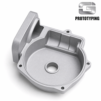 Service d'impression 3D métallique SLM haute précision sur mesure pour boîtier de pompe industrielle, prototype en alliage d'aluminium avec finition lisse