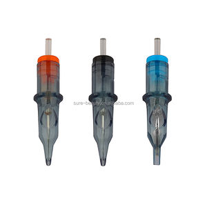 Aiguilles de cartouche de <span class=keywords><strong>tatouage</strong></span> permanent jetables, liner, <span class=keywords><strong>ombrage</strong></span>, 1RL 3RL 5RL 7RL, aiguilles à membrane, microblading, E.O. Stérilisé au gaz - Product Image 1