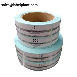 Impression personnalisée feuille d'or transparente transparente rouleau auto-adhésif autocollant d'étiquette LOGO - Product Image 5